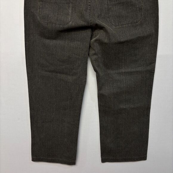 Sundance Women Utility Wide Leg Jeans Size 14 Gray Denim D046 -1 - Picture 16 of 16